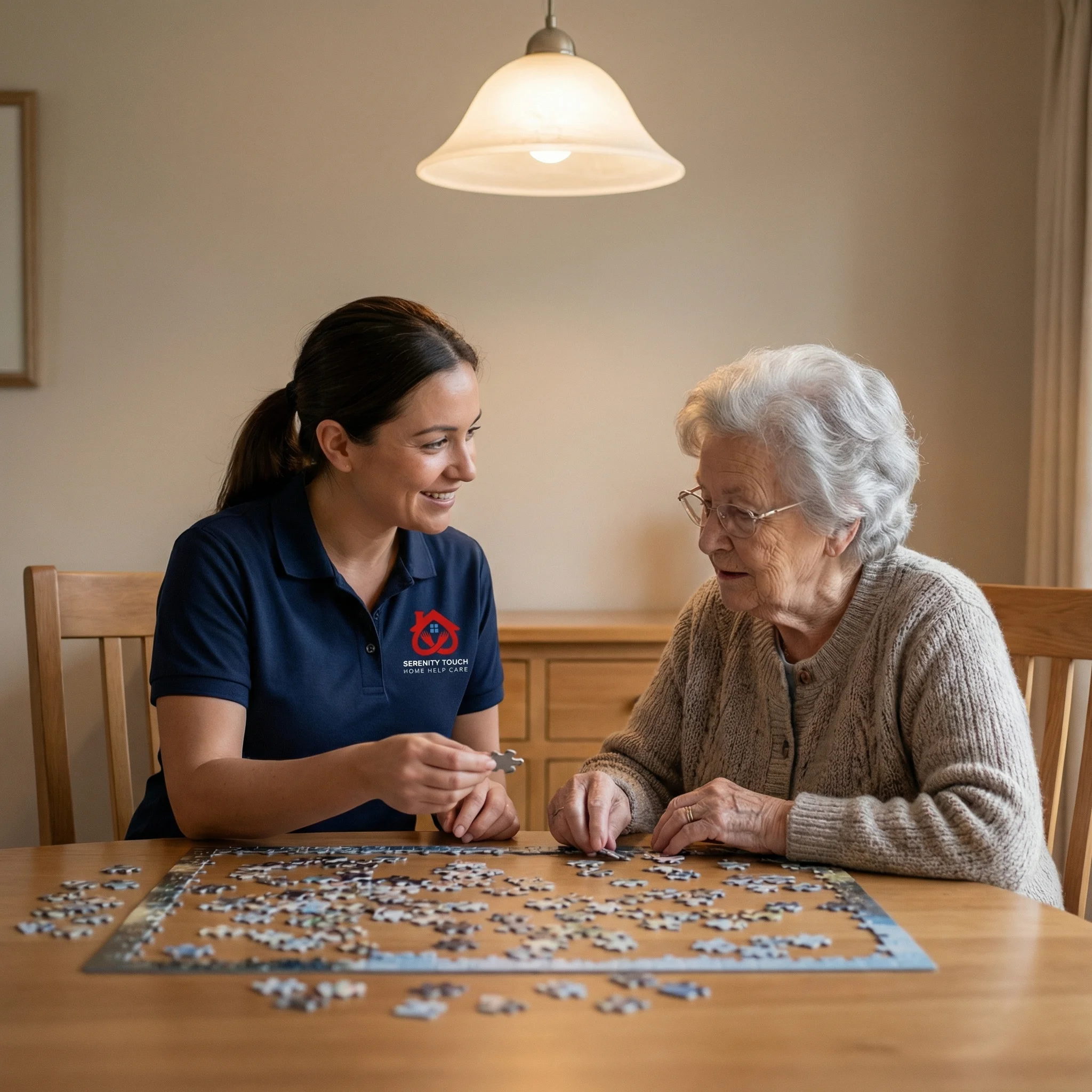 Caregiver providing respite care